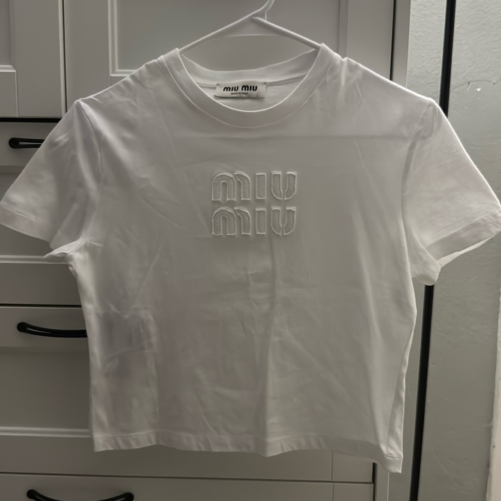 Miu Miu White T-shirt